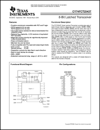 CY74FCT2543CTQCT Datasheet