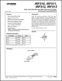 IRF510 Datasheet