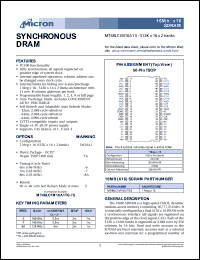 MT48LC1M16A1TG-7SIT Datasheet