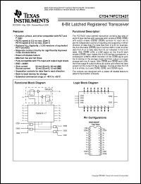 CY74FCT543TSOCT Datasheet