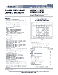 MT28C3224P18FL-80BET Datasheet