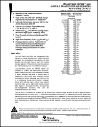 SNJ54ABT16652WD Datasheet
