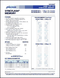 MT28S4M16B1LLFG-8 Datasheet