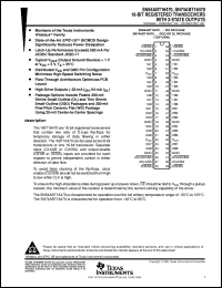 SN74ABT16470DGGR Datasheet
