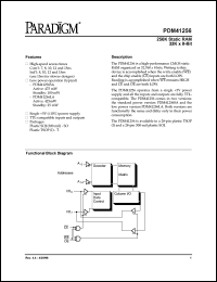 PDM41256SA15TATY Datasheet