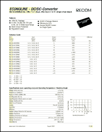 REC-1005SRWL Datasheet