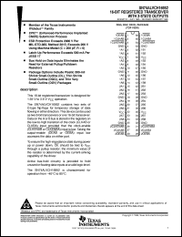 SN74ALVCH16952DGGR Datasheet