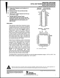 SN74HC652DWR Datasheet