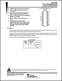 74AC11245DBLE Datasheet