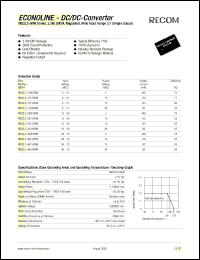 REC2.2-2424DRI Datasheet