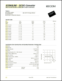 REC2.2-2415SR Datasheet