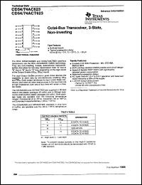 CD54ACT623F3A Datasheet