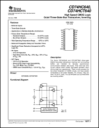 CD54HCT640F3A Datasheet