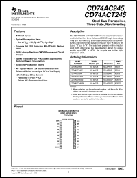 CD74ACT245SM96 Datasheet