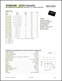 REC3-3705SRWZ Datasheet