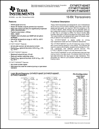 74FCT162H245ETPVCT Datasheet