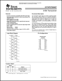CY74FCT2245CTSOC Datasheet