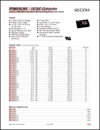 RP03-483.3SB Datasheet