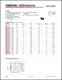 RP05-2415DA Datasheet