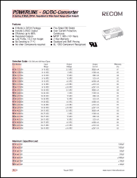 RP08-4805DA Datasheet