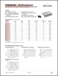 RP20-4815SEW Datasheet