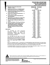 SN74ABT16863DLR Datasheet