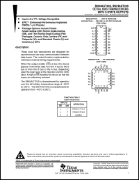 SN74ACT245DBLE Datasheet