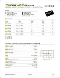 REC8-3305DRWL Datasheet