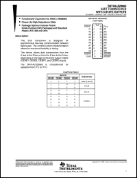 SN74ALS29863DWR Datasheet