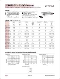 RP40-243.3SE Datasheet
