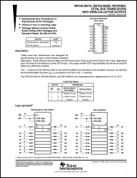 SN74ALS641ADWR Datasheet