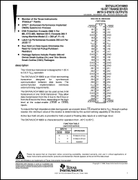 SN74ALVCH16863DGGR Datasheet