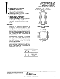 SN74BCT245DBLE Datasheet