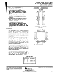 SN74BCT25245DW Datasheet