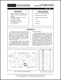 THAT4301S Datasheet