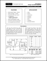 THAT2181C Datasheet