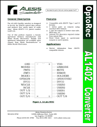 AL1402 Datasheet