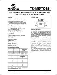 TC651AEVUA Datasheet