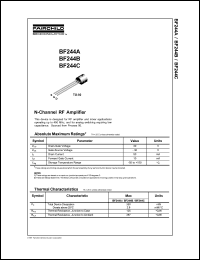 BF244C Datasheet