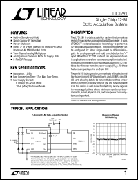 LTC1291CCN8 Datasheet