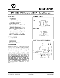 MCP3201-CI/SN Datasheet