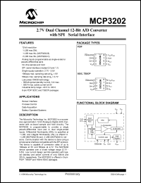MCP3202-CI/SN Datasheet
