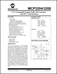 MCP3204-CI/P Datasheet