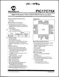 PIC17LC756A-08/P Datasheet