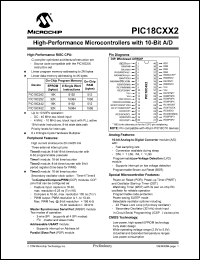 PIC18C252-I/SO Datasheet