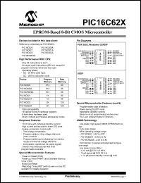 PIC16C620-04I/P Datasheet