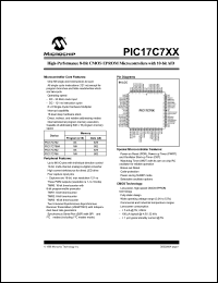PIC17C762-25I/L Datasheet