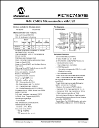 PIC16C74A/JW Datasheet