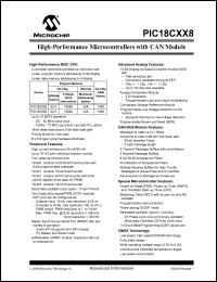 PIC18C658-I/L Datasheet
