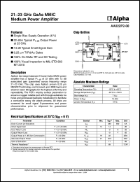 AA022P1-00 Datasheet